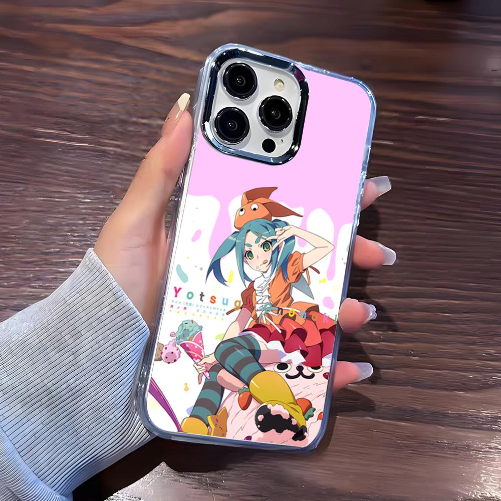 FCNB M Monogatari Yotsugi Ononoki Phone Case For IPhone 17 Pro Max 16 15 14 Pro Max IPhone 13 Pro Max 11 Plus Transparent Cover