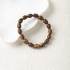 Natural Kynam Agarwood 108-Bead Multi-Strand Prayer Bracelet for Women and Men