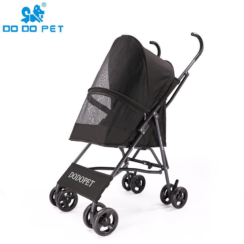 

DODOPET Lightweight One-Button Folding Pet Stroller for Small Dogs & Cats Green