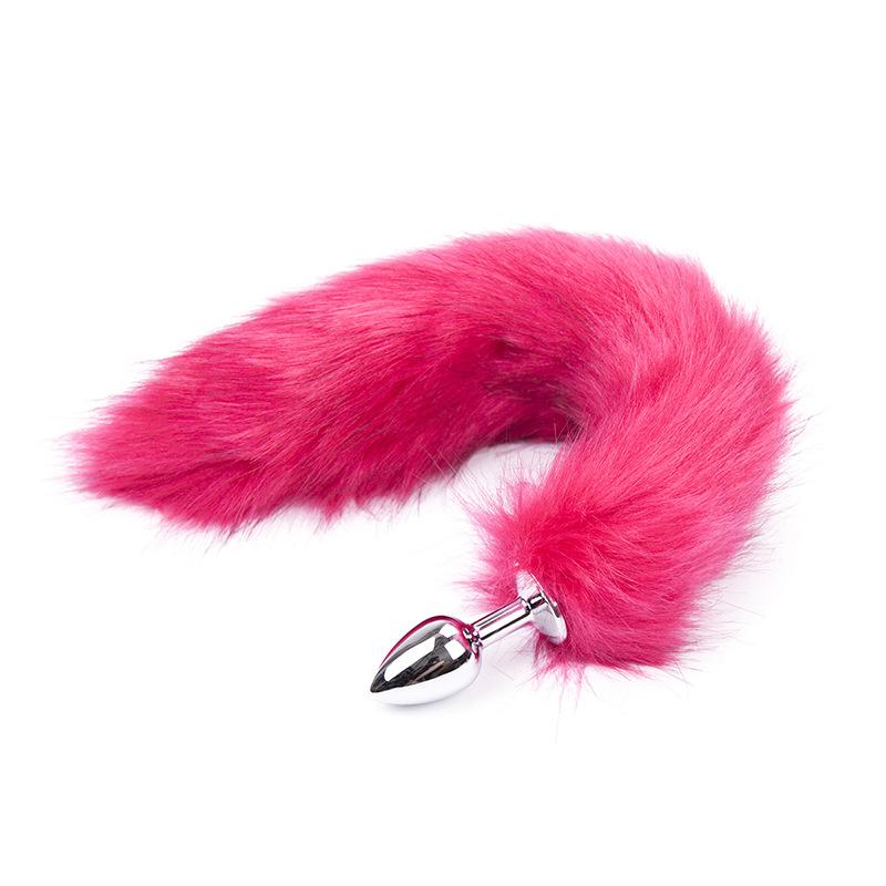 Silica Gel Anal Plug Fox Tail Anal Leker Erotisk Anus Toy Butt Plug Sexleketøy for kvinner og menn Sexy Butt Plug Voksen