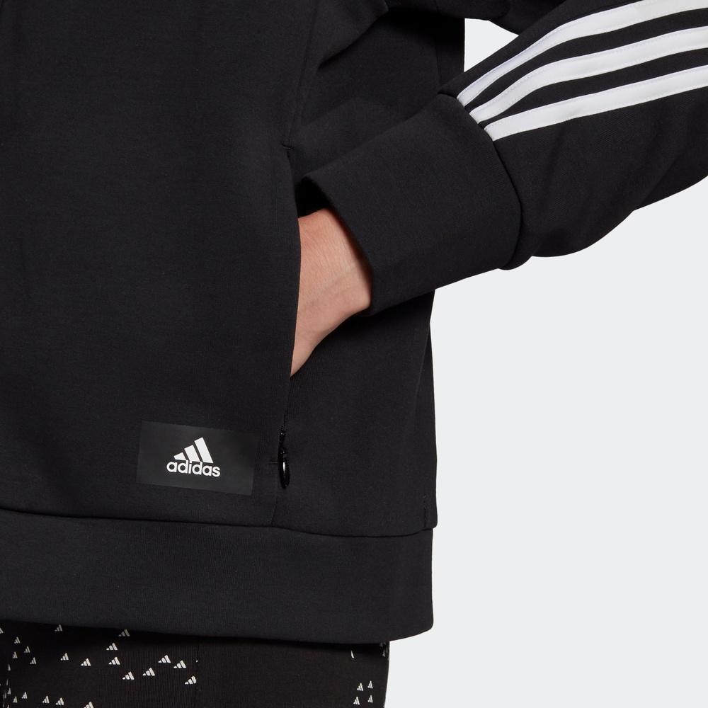 adidas Wrapped 3-Stripes Full-Zip Track Jacket Black Women GL0338