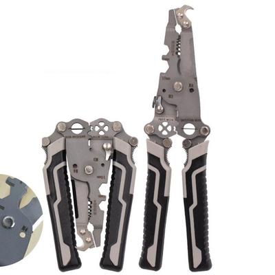 18 In 1 Foldable Wire Stripping Pliers Crimper Cable Cutter Crimping Pliers Terminal Wire Stripping Shearing Cutting Hand Tools