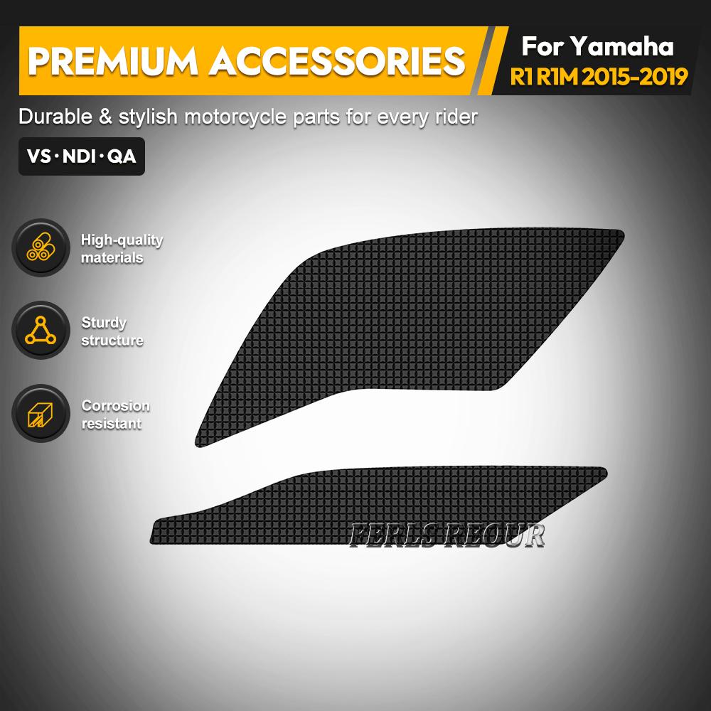Motorcycle Sticker Heat Dissipation Silicone Pad for YAMAHA R1 R1M 2015-2019 Hot Engine Areas Fuel Tank Anti-slip Sticker