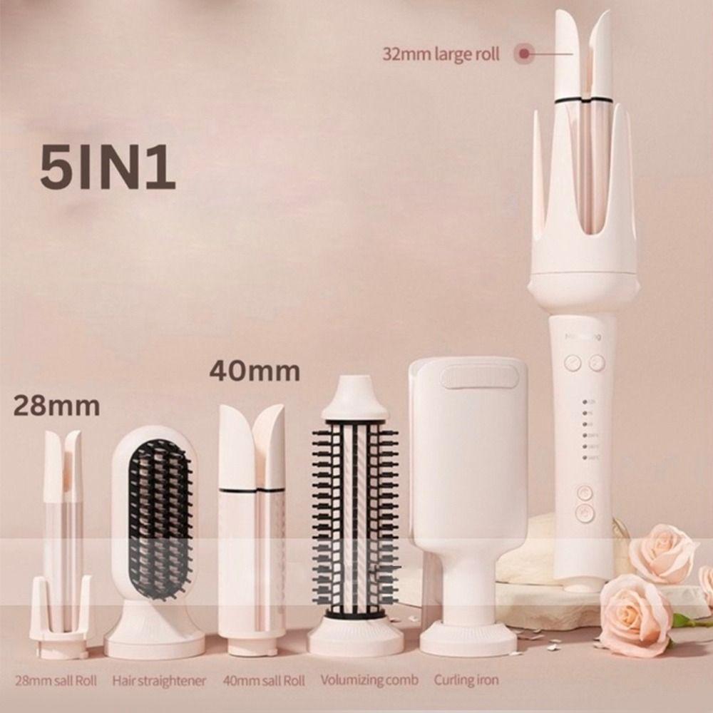 5-in-1 Automatic Hair Curler Negative Ion Curling Iron Multifunction Egg Curler Hair Care