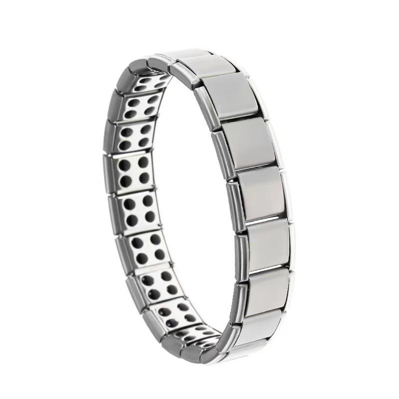 

Двухрядный браслет из цинкового сплава для пар - Модный и персонализированный аксессуар