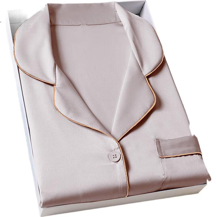 QUEEN.EASY Practical Ice Silk Pajamas for Men, Summer High-Quality Home Wear Set, Gift for Husband Or Father