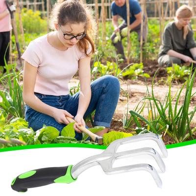 Handheld Weed Puller Rustproof Tool with Shovel Soft-Grip Handle Ergonomic Corrosion Resistant Handheld Weed Remover Tool