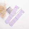 Children's Leg Warm Socks Bowknot Bubble Mouth High Tube Knee High Thin Section No Heel Pods Baby Clothing Accessories Gifts