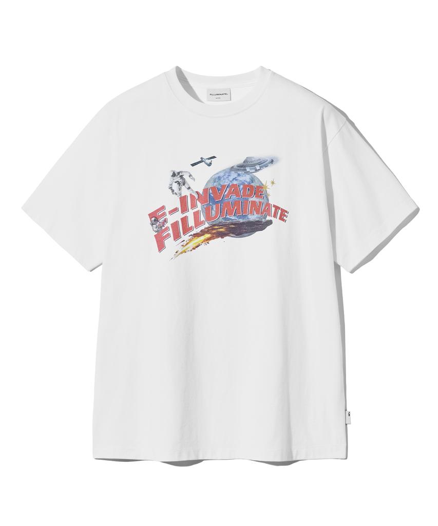 FILLUMINATE Space Graphic T-Shirt - White
