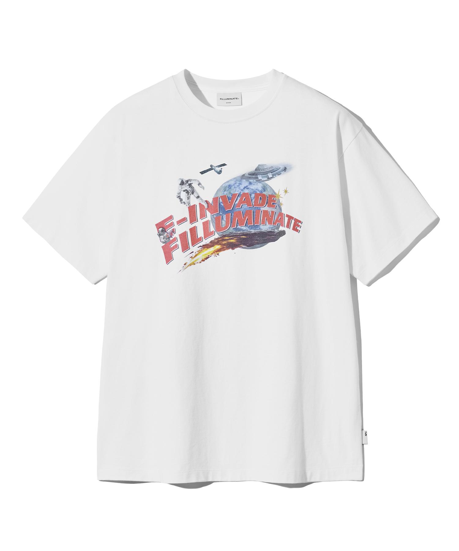 Illuminate Space Graphic T-Shirt - White White/S