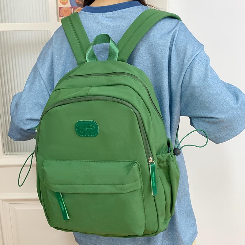 Japanese casual schoolbag female college student simple versatile computer travel backpack lightweight large capacity high school backpack