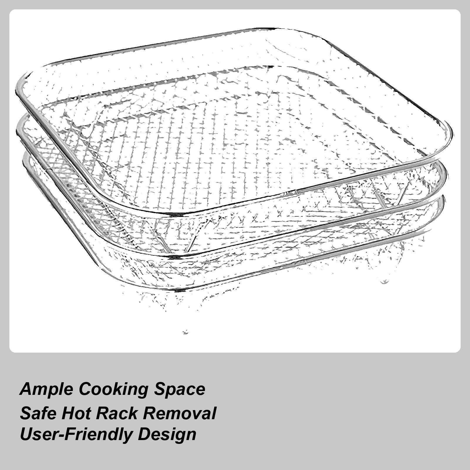 

Корзина для аэрофритюрницы 8 дюймов Подставка для бекона для аэрофритюрницы 13 штук Антипригарный нержавеющий штабелируемый набор сушильных корзин для приготовления пищи в духовке CHINA