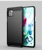 For LG Q92 5G Case Rubber Bumper Anti-knock Silicone Carbon Fiber Cover For LG Q92 Q51 Q61 K40S Phone Case For LG Q92 5G Case