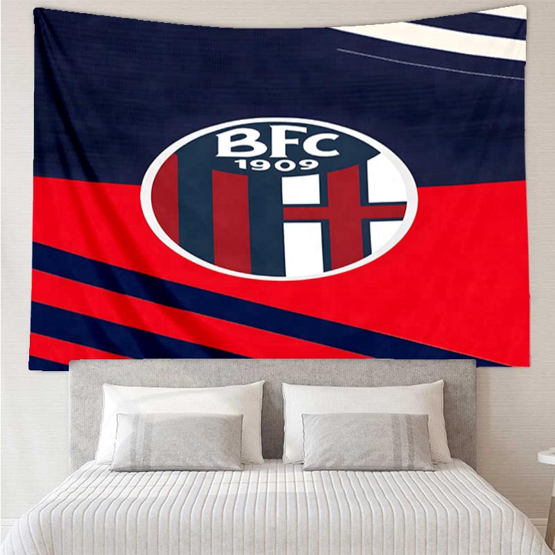 1PC Milan Football club Printed Tapestry Room Decoration Wall Hanging for Living Room Bedroom, dormitory, Birthday and Christmas gifts