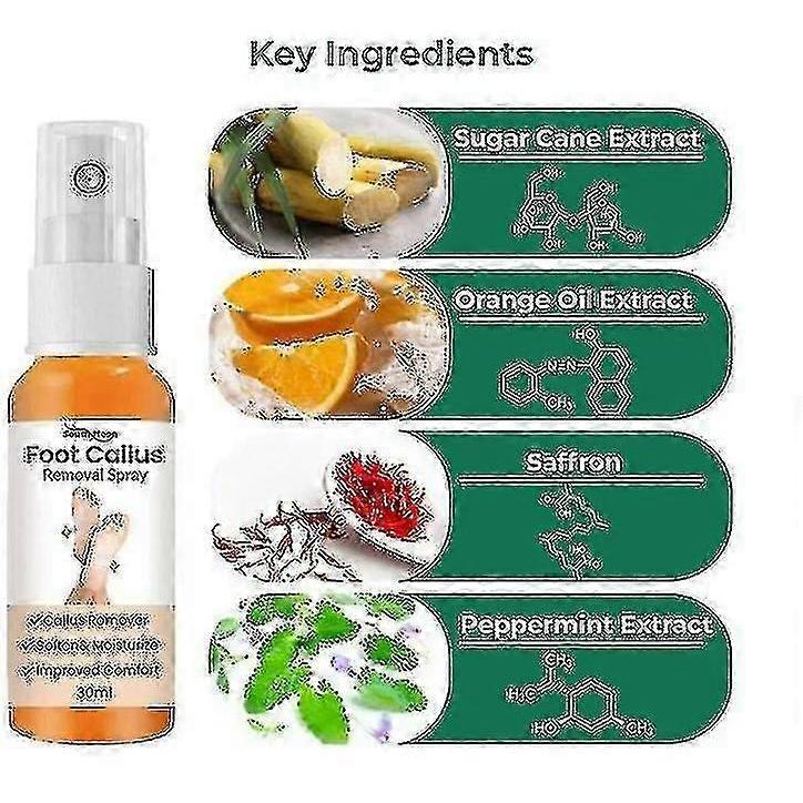 South Moon Foot Exfoliator Spray Pedicure Exfoliator 30ml
