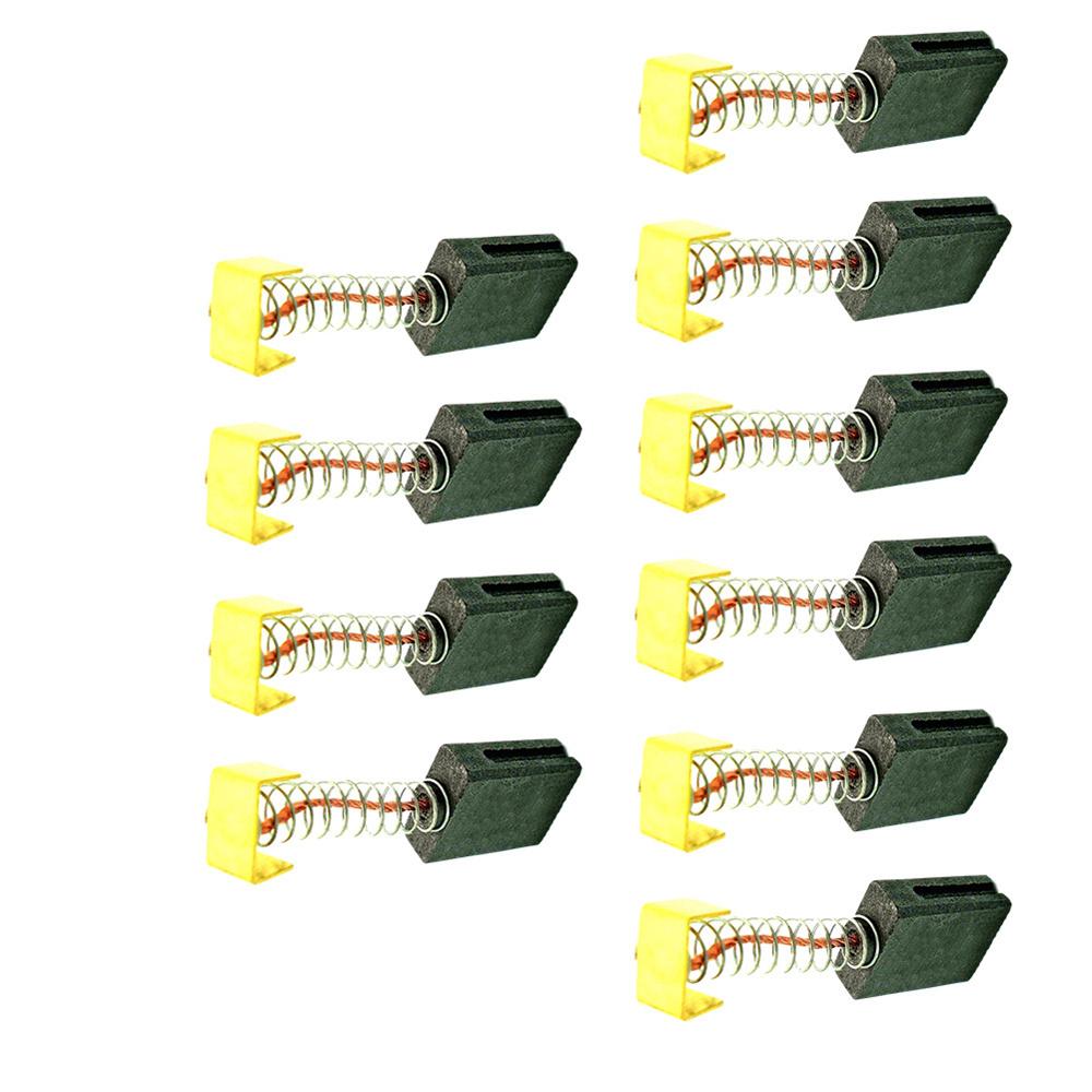 10pz Spazzole di Carbone 5x8x11mm Adatte per PARKSIDE PHKS1450 KH3141 & Top CRAFT TWS125