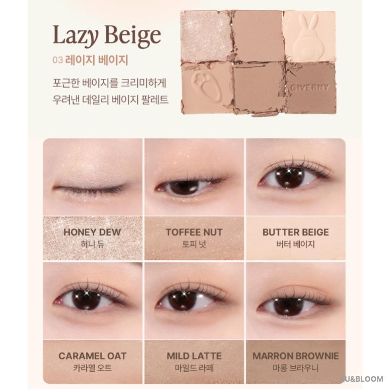 GIVERNY Soft Eye Palette 6 Colors 5g