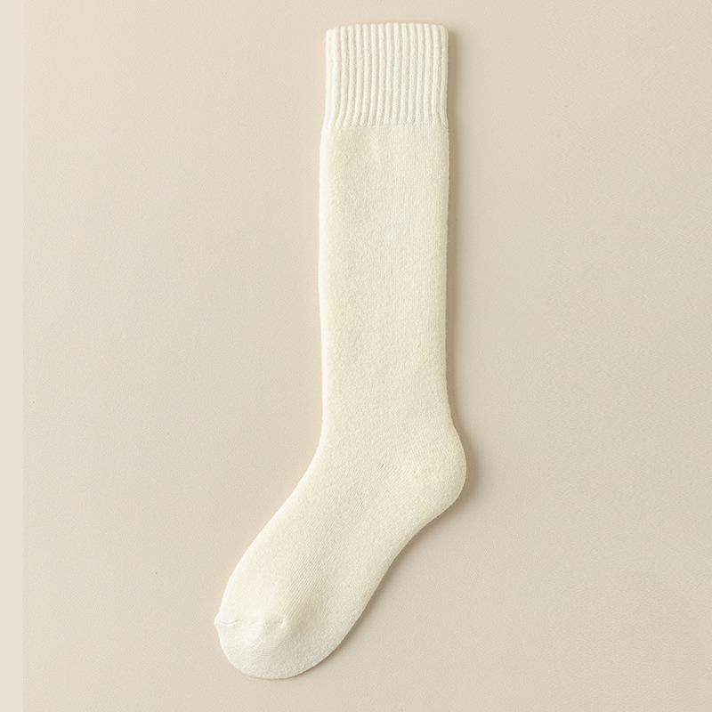 Super Thick Wool Socks for The Elderly, with Added Fleece and Thickening for Warmth and Cold Resistance in Autumn and Winter