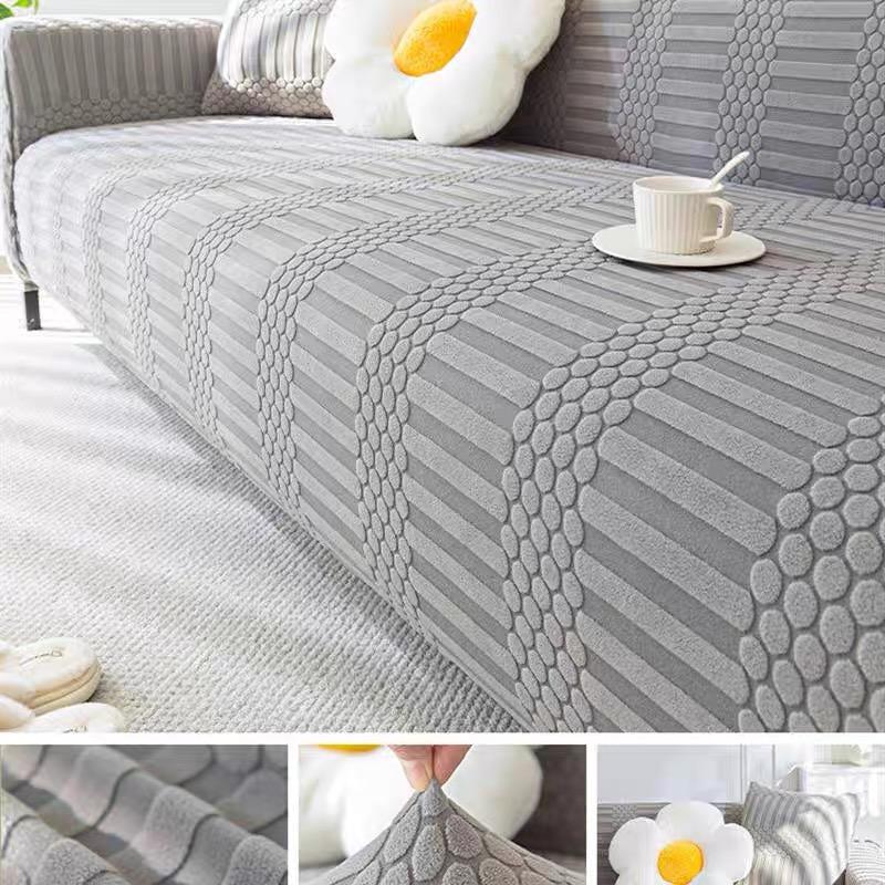 Grube nordyckie żakardowe pokrowce na sofę do salonu regulowane elastyczne pokrowce na sofy pokrowce na sofy na fotele antypoślizgowe pokrowce na kanapę