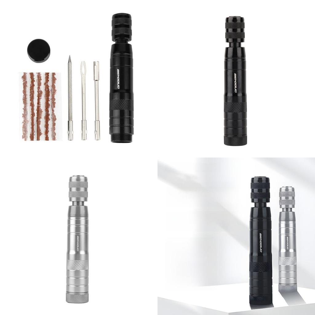 Bicycle Tire Repair Kit With Aluminum Alloy Tools For Mountain And Road Bike Emergency Use