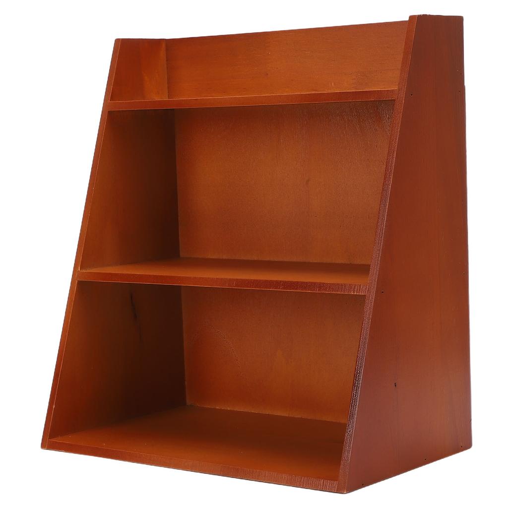 3 Tier Trinket Display Shelf for Wall Countertop Vintage Wooden Shelf Rack for Collectibles Perfume Makeup