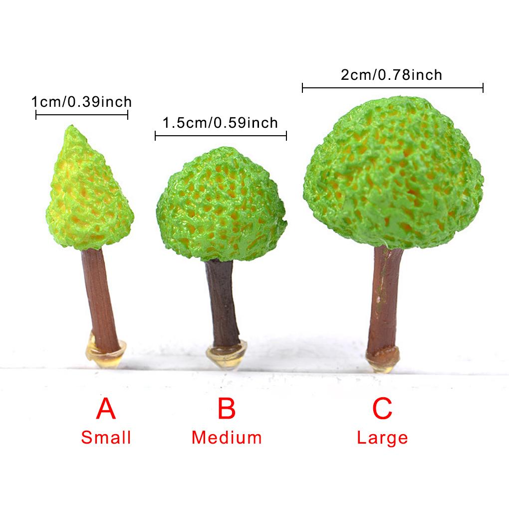 Moss Micro Landscape Waterproof Green Lawn Base Room Decor Reusable Mossy Hills Trees Mini Tree Decoration for Desktop Offices