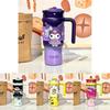 Crayon Shinchan Cartoon Style Reusable Thermos With Handle For Kids And Teens