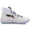 Li Ning 937 Rebirth Textile, Synthetic Leather Slip Resistant Abrasion Resistant High top Vintage Basketball Shoes AGBQ027-2