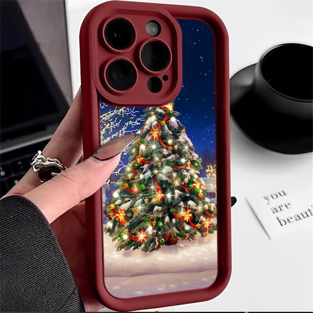 Husă moale Sky Eye Ladder pentru Xiaomi 14T Redmi 13c 14c Note 12 13 Pro Toate modelele Xiaomi Redmi Huse pentru telefon NY38 Anul Nou Crăciun fericit Pom de Crăciun