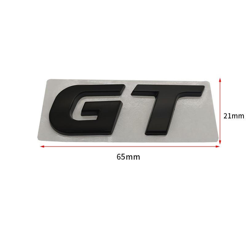AABIO1 New Car-styling 3D metal GT SPORT Badge Emblem Sticker for Volkswagen VW Polo Passat B5 B6 B7 Golf Jetta Touareg Bora
