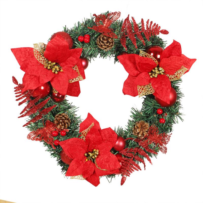 

Christmas Wreath Delicate Home Decoration Pendant For Winter Christmas Holiday Decor