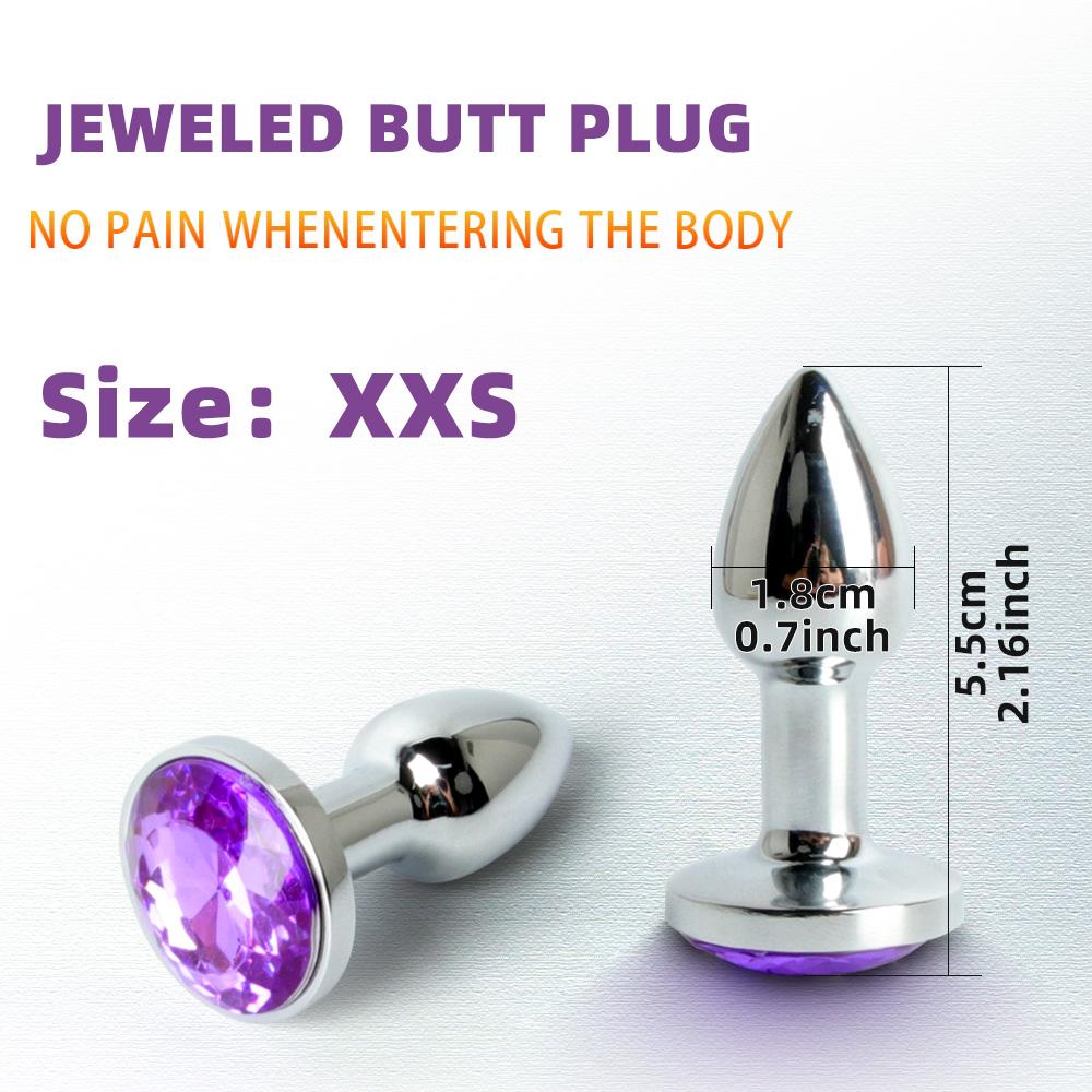 Anal Plug Waterproof Stainless Steel Smooth Touch Anal Buttplug Sex Toys Sex Products Men/Women/gay Sex Toys butt dilator