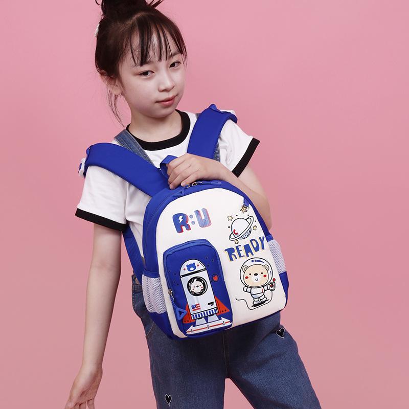 Kindergarten schoolbag female cute children's schoolbag boys and girls student schoolbag tutoring class backpack