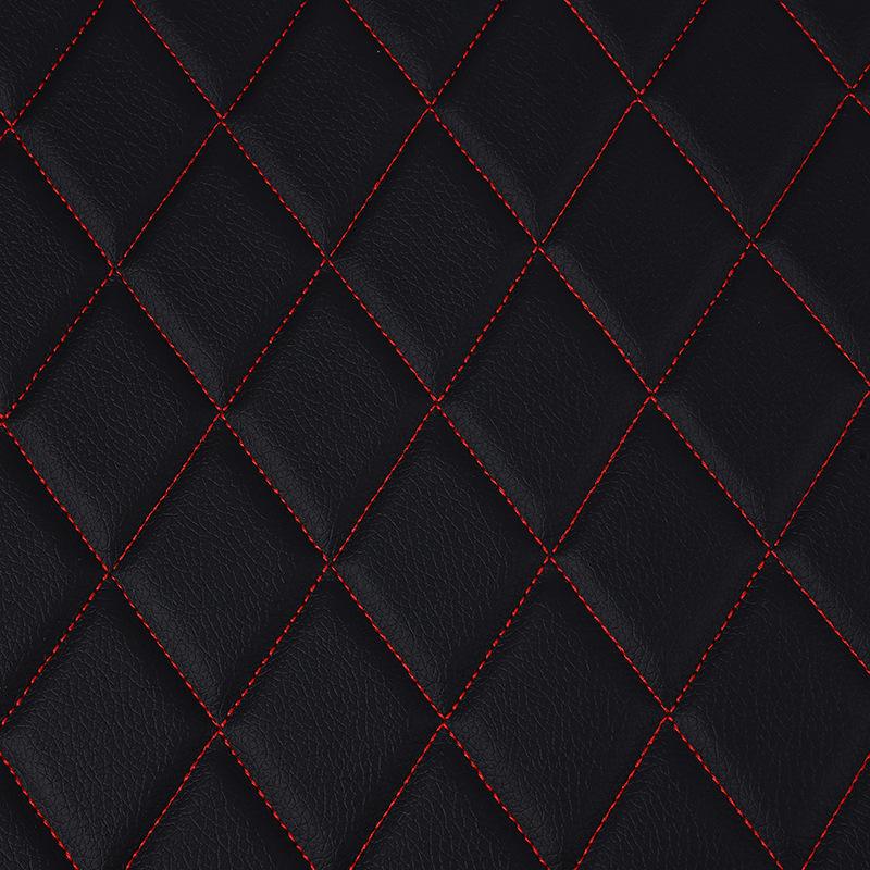 Thick Faux Leather Embroidered Car Interior Floor Mats & Headliner Trim
