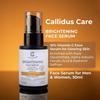 Callidus CARE 10% Vitamin C Face Serum for Glowing Skin | Enriched with Kojic Dipalmitate, Alpha Arbutin, Ferulic Acid & Kashmiri Saffron | Fades P