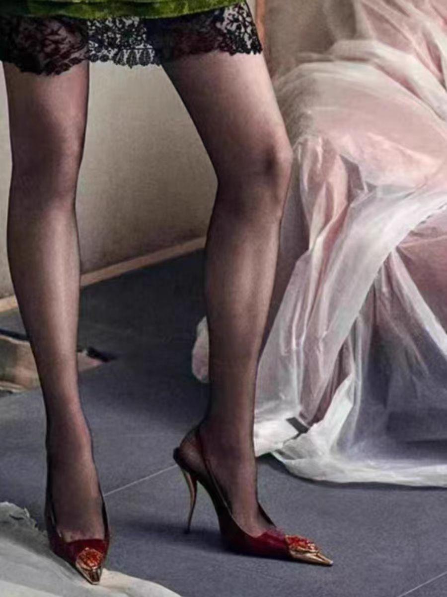 

Fashion Ruby Emerald Pointed Stiletto Heel Wedding High Heels Sandals 2025 Internet Celebrant Women s Belt Documentary Shoes High Heels 40 красный