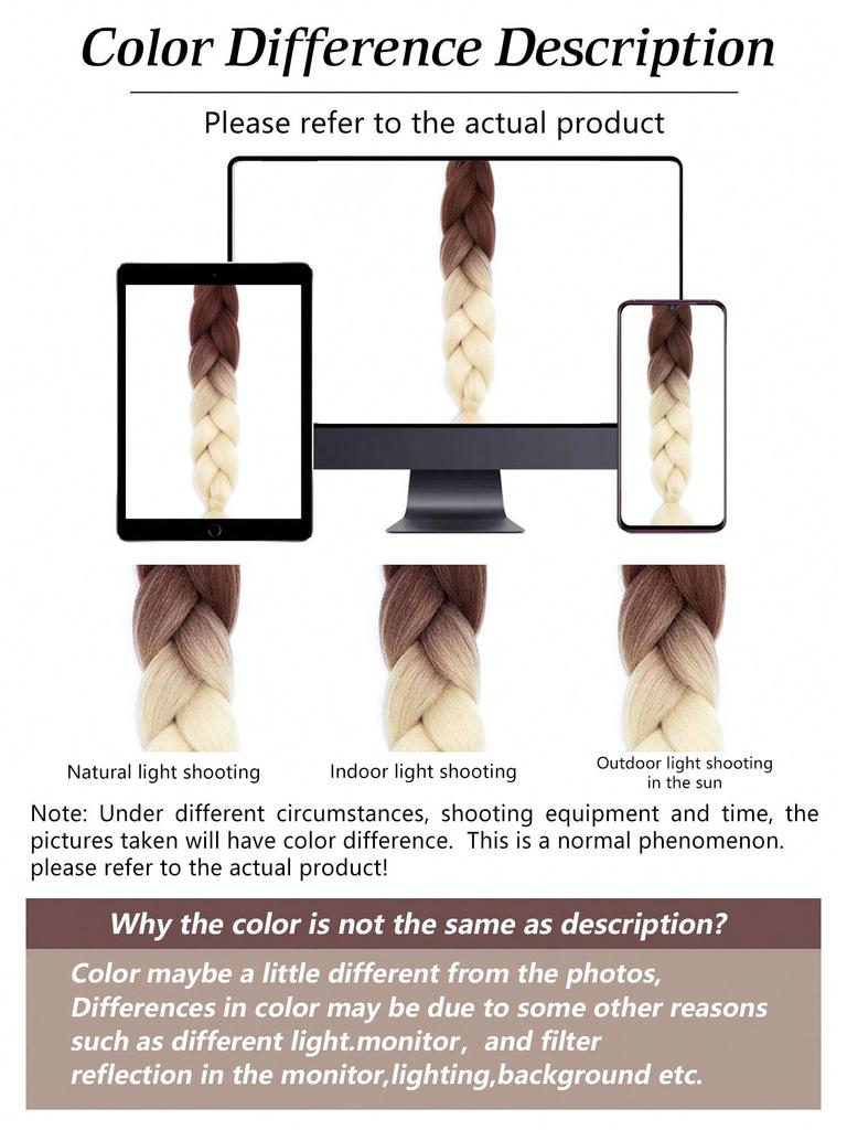 Syntetické příčesky 32palcové Ombre Color Copánky ze syntetických vlasů Předem natažené Jumbo Copánky Prodlužování vlasů pro každodenní kutilské použití