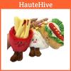 Fries French Toast Sandwich Cake Plush Toy Pendant For Children And Teens Gift