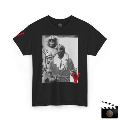 V Alien T Shirt, Retro Sci-Fi TV Miniseries Tee, Reptilian Humanoid Shirt