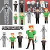 Minecraft Kinder Strapazierfähiger Polyester Alex Anzug Cosplay Spiel Performance Kleidung Für Halloween Weihnachten Requisiten