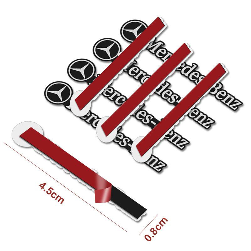 Aluminum Car Audio Decoration Sticker Badge Decal Accessories For Mercedes-Benz GLC X253 X254 C-Class W205 W206 A-Class W177 GLA BM1