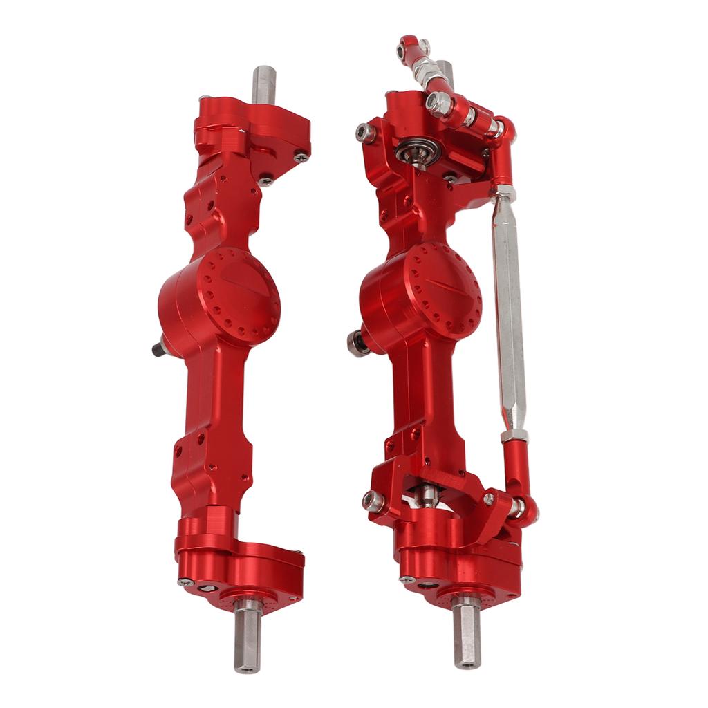 Metal Front Rear Axle Aluminium Alloy High Strength Accurate Stable Front Rear Bridge Axle for MN MN98 D90 1Celsius12