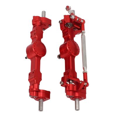 Metal Front Rear Axle Aluminium Alloy High Strength Accurate Stable   Front Rear Bridge Axle for MN MN98 D90 1Celsius12