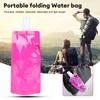 500ml Portable Folding Water Pouch Plastic Outdoor Use Athletic Water Bottle Drink Pouch Camping Picnic Water Pouch