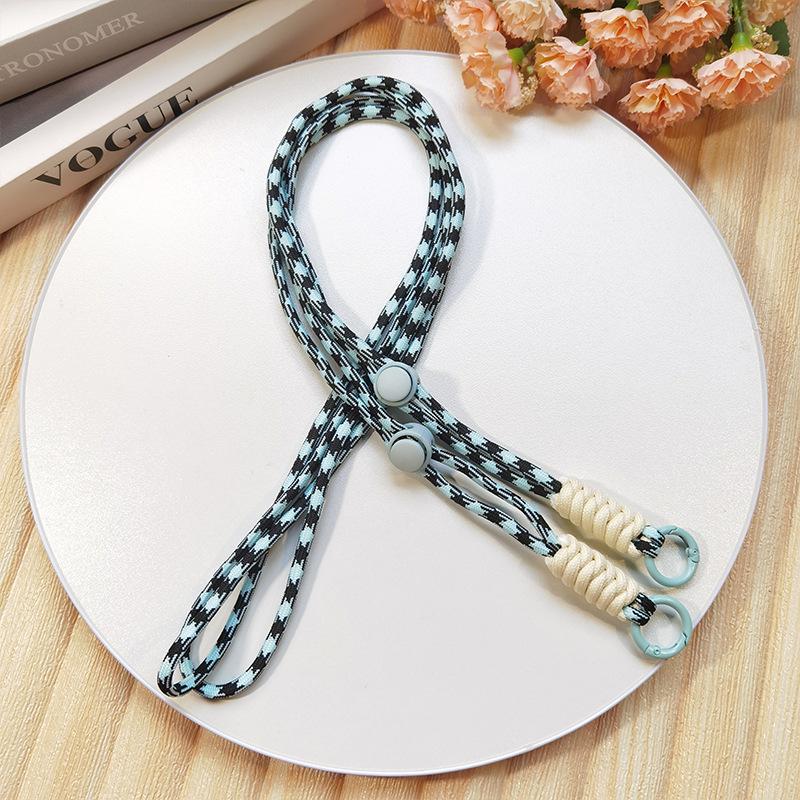 Verstellbares geflochtenes Handy-Lanyard - Abnehmbarer Umhänge-Schultergurt