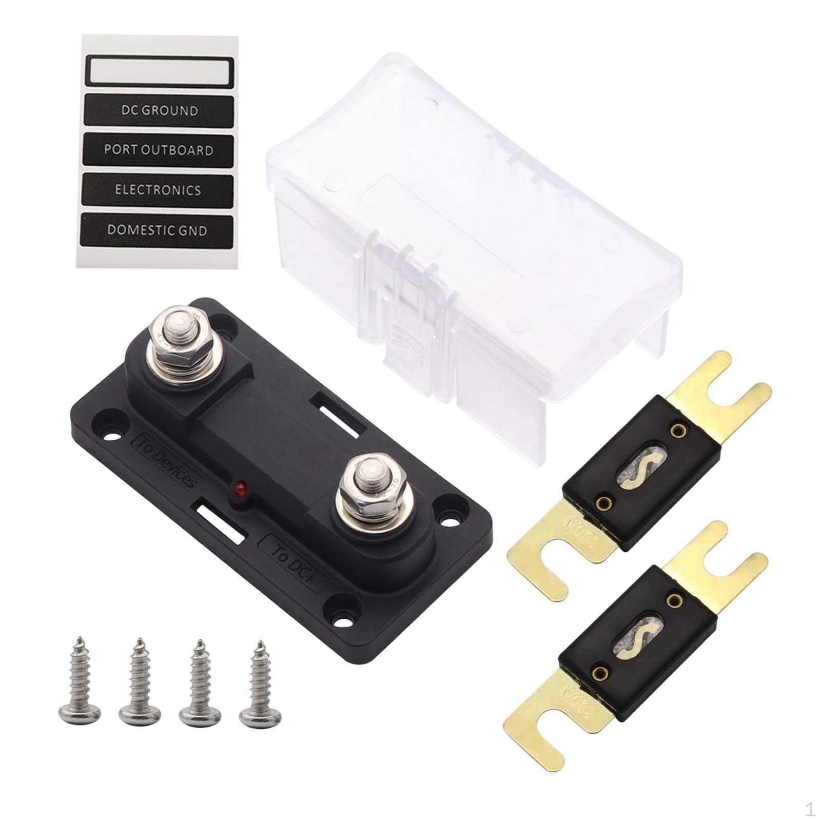 

12V/24V Car Anl Fuse Holder Set and Fuses Electrical Protection Box for 100A