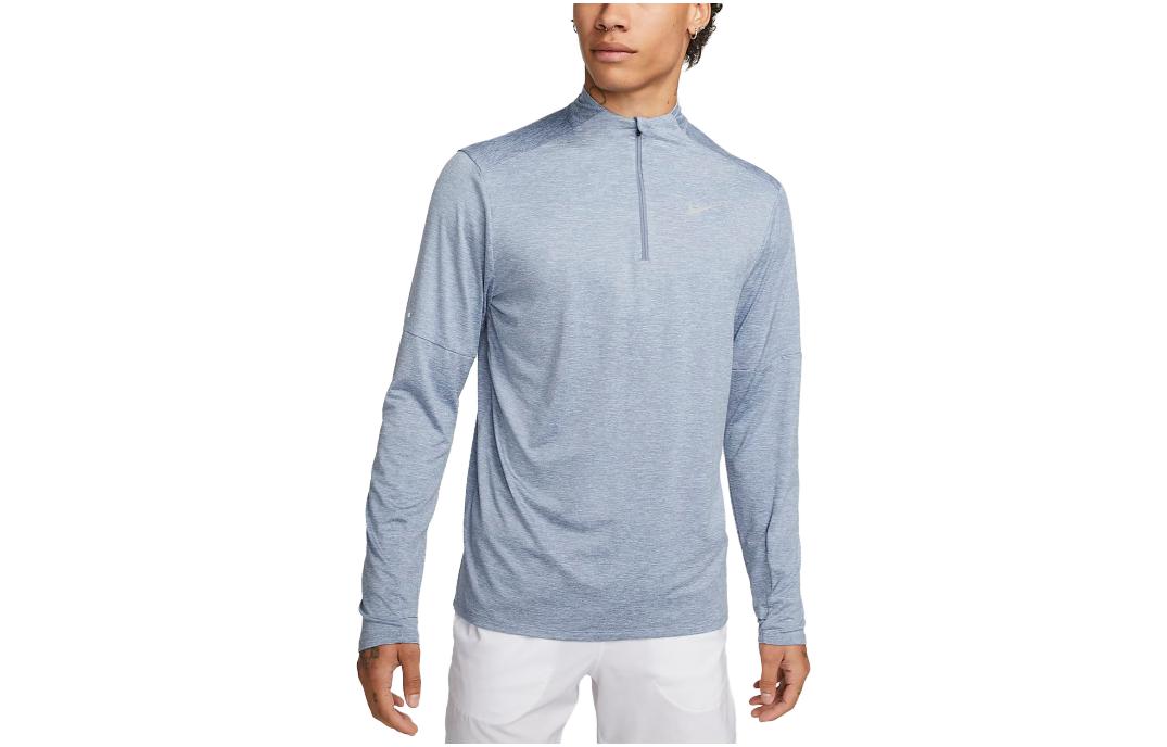 Nike T Shirts Men s Slate Gray Crew Neck Moderate Straight Fit DD4756-493 XXXL