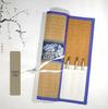 Bamboo Roll-Up Calligraphy Brush Bag: Chinese Style Pen Storage for Four Treasures of the Study