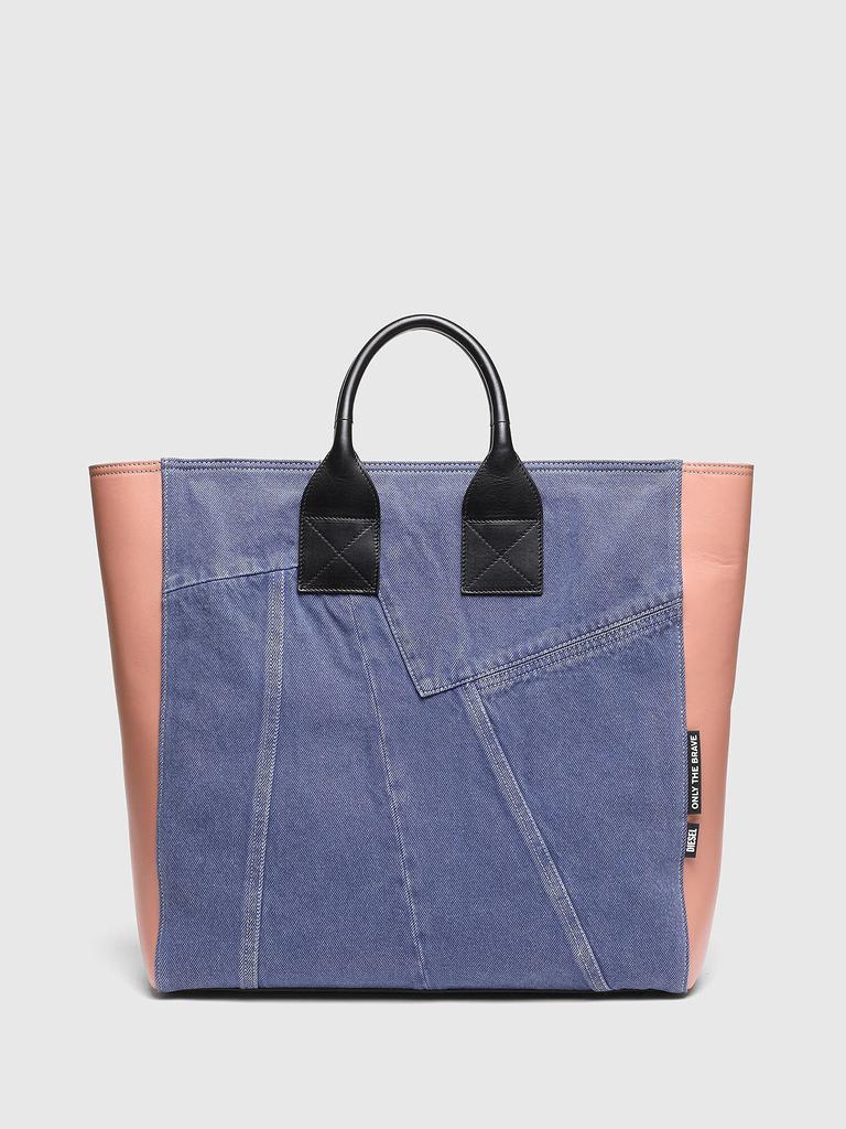 Denim Patchwork Tote Bag L X08065P4219 UNI Blue H0507 [Diesel] Women's