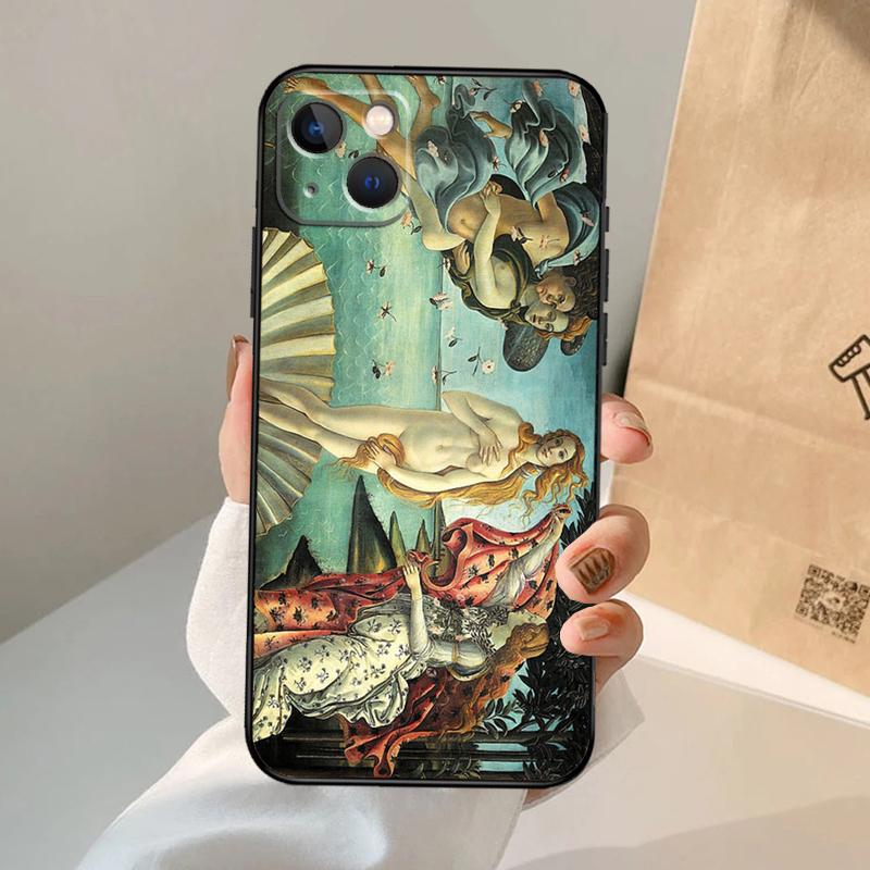 Art Paintings The Birth Of Venus Phone Case For iPhone 17 Pro Max 17 Air Cover Funda For iPhone 17 Pro